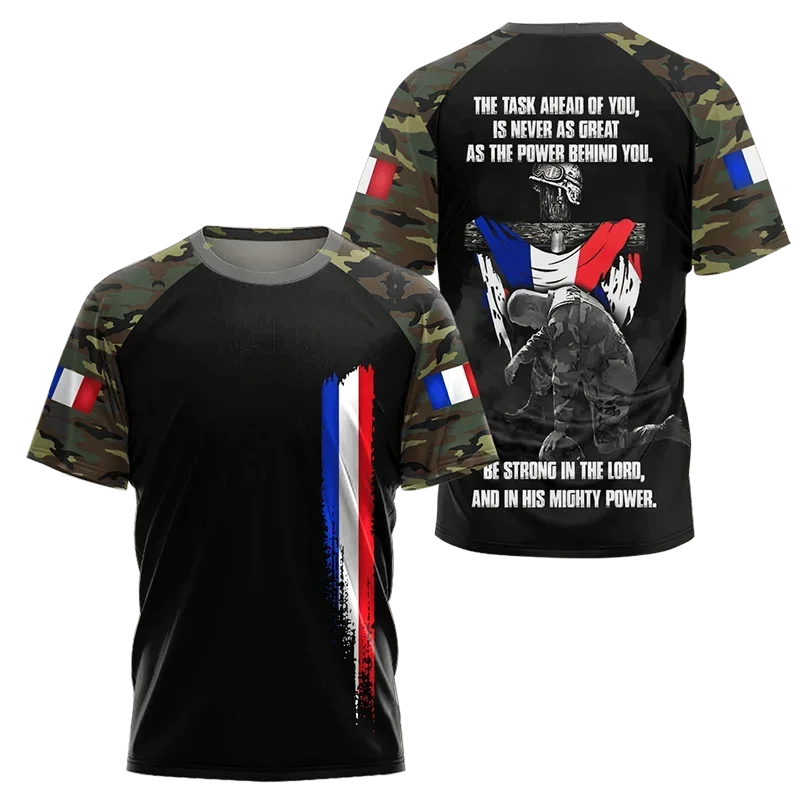 Камуфляжная футболка Commando ARMY-VETERAN из полиэстера