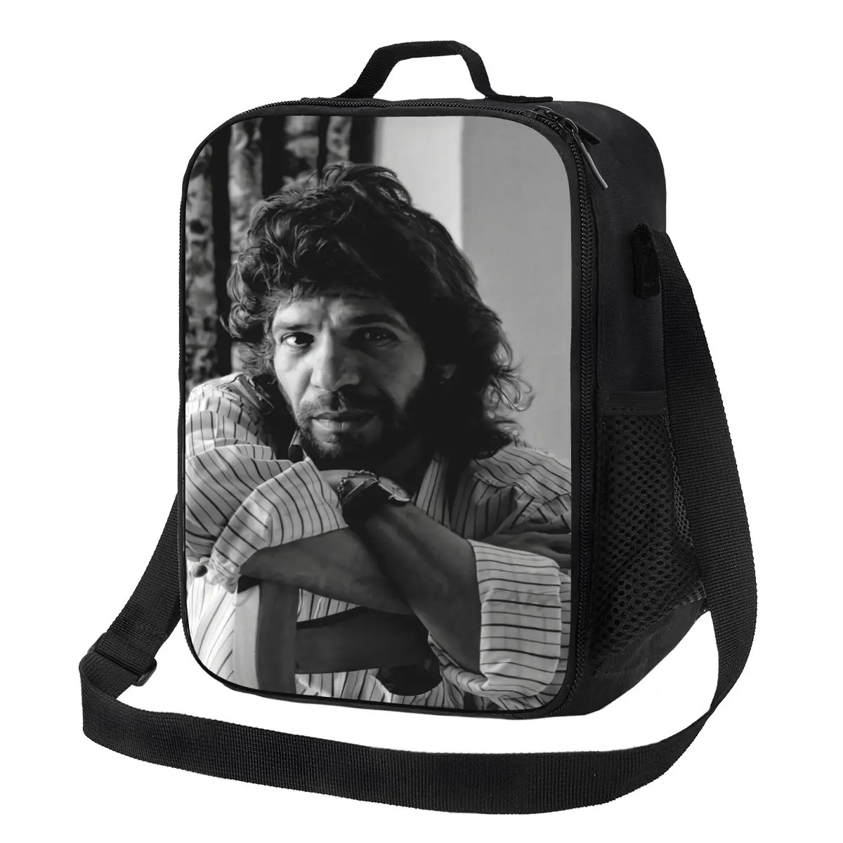 

Изолированный Ланч-бокс Camaron De La Laguna Flamenco Singer, термальный охладитель для пикника на острове ла Ли менде времени, креветок