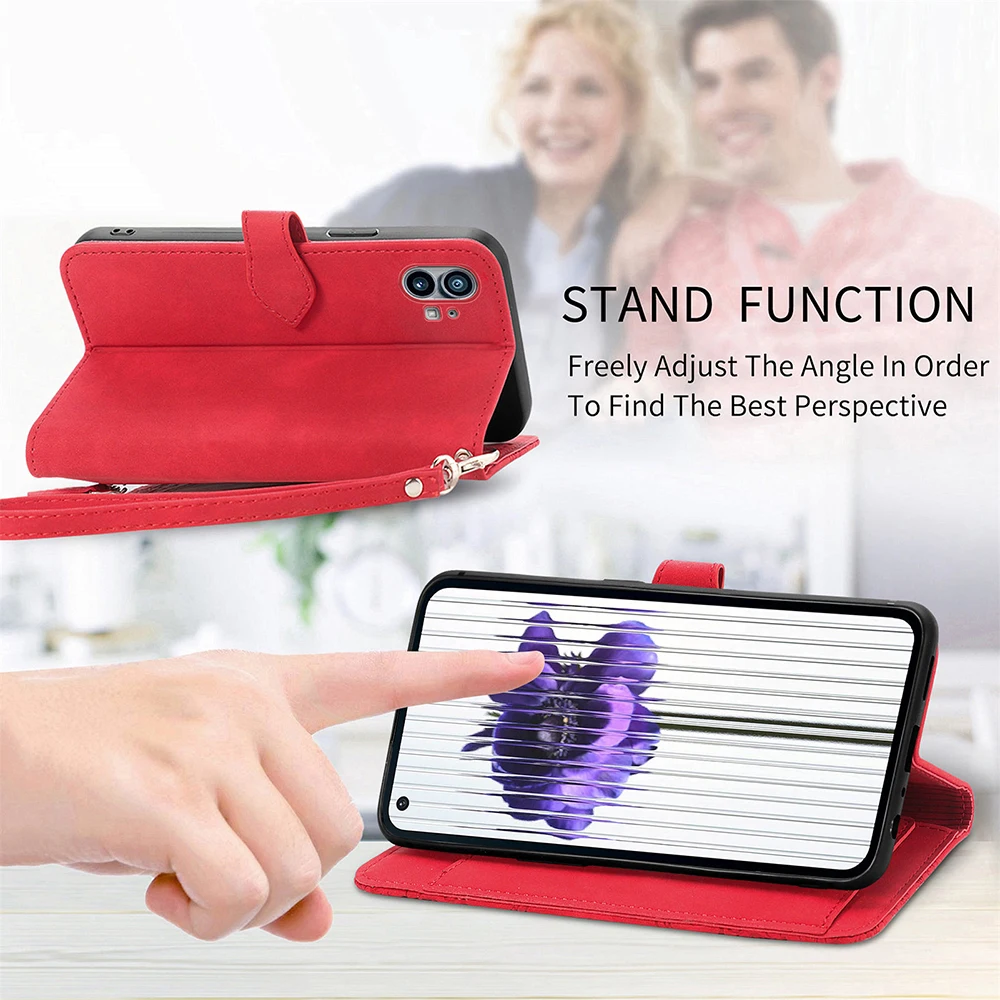 Флип-кожаный кошелек для телефона с молнией Doka на ремне для OPPO Reno 4 4Z 5 5Z 5A 6 Pro Plus 6Z 7 SE 7A Reno7 5G Find X2 Neo X3 X5 Lite.