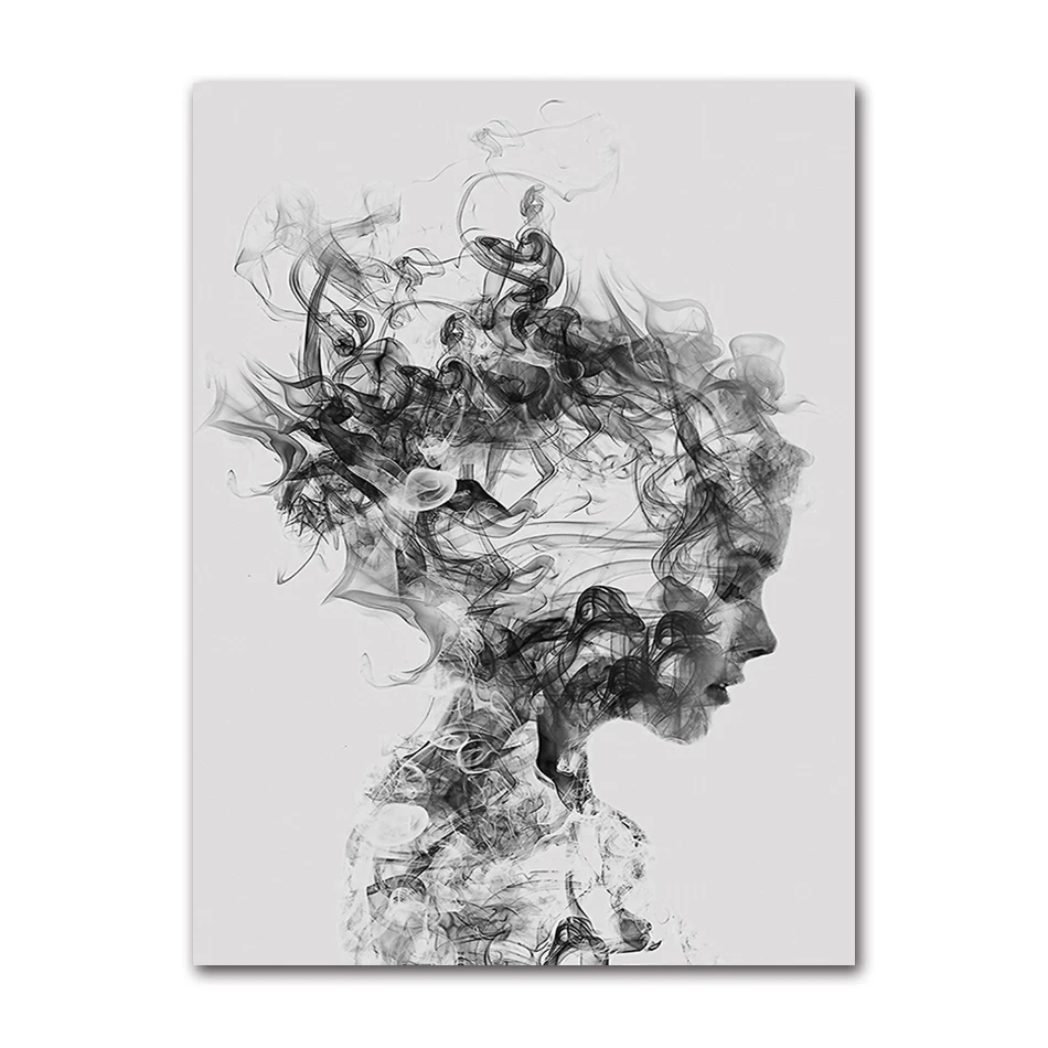 

Плакат АлиПэинт Современный Черно-белый