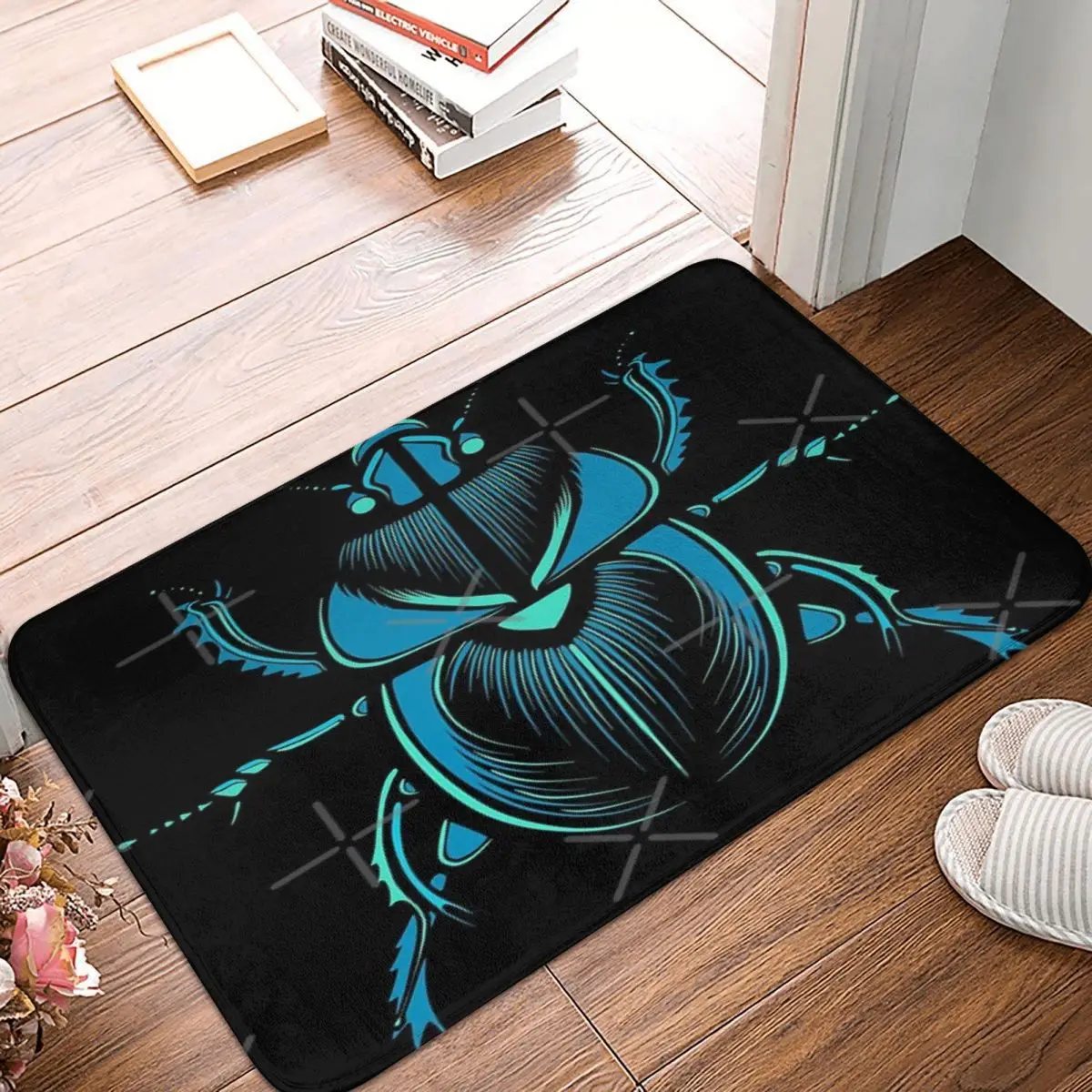 

Коврик Scarab 40x60 см из полиэстера, напольные коврики, милые стильные противоскользящие праздничные подарки