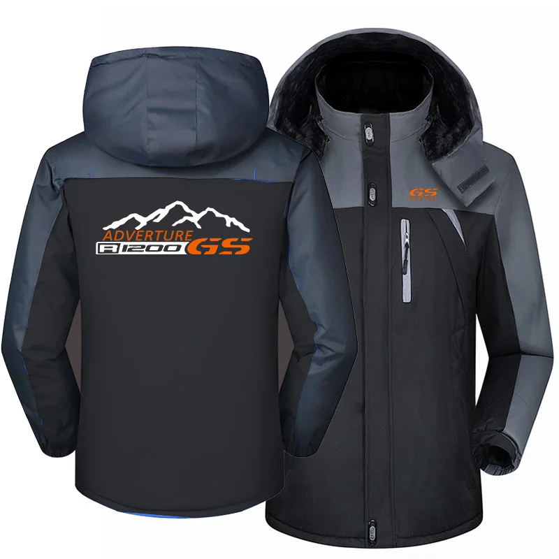 

NEUE Winter Jacke Männer für GS ADV 1200 Windjacke Winddicht Wasserdicht Verdicken Fleece Outwear Outdoorsports Mantel