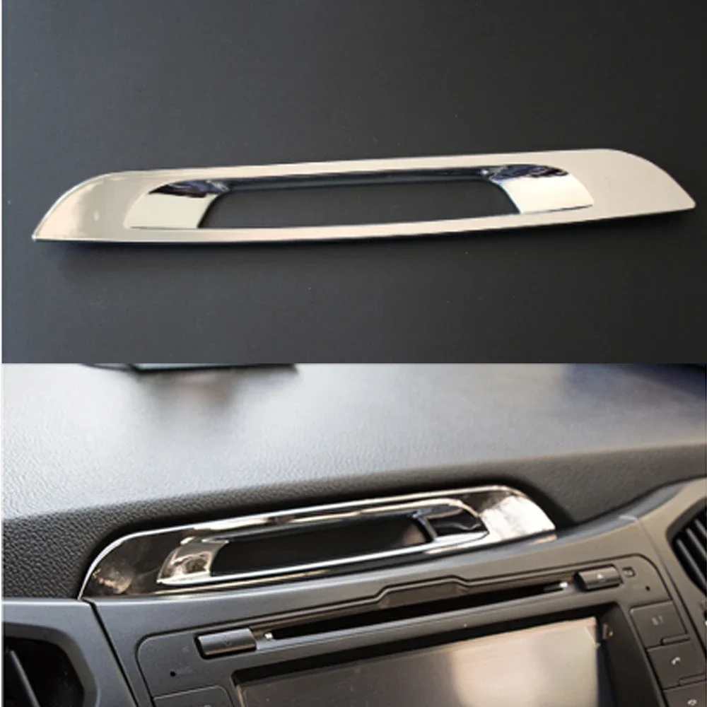 Kia Sportage R Стайлинг ABS Хромированные Молдинги Центральной Консоли Для Моделей 2011-2015