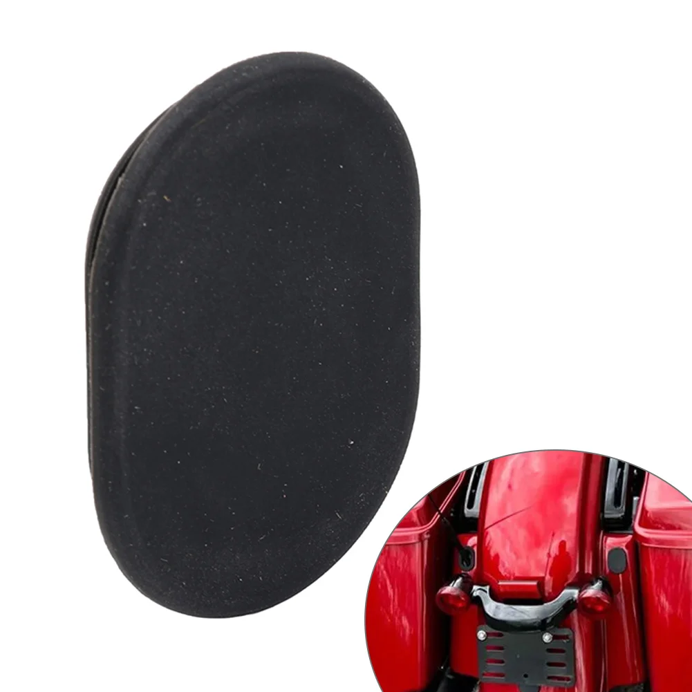 

1 шт., заглушка заднего антенного отверстия для мотоцикла, резиновая черная крышка для Harley Street Glide Road King 06-23 для Road Glide 10-23