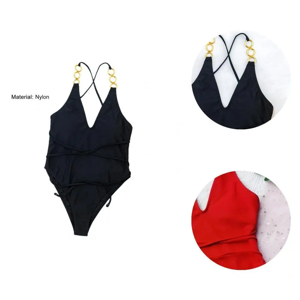 

Пляжная одежда, модное женское боди с высоким вырезом и поясом, купальник, Быстросохнущий летний купальник без рукавов для водных занятий