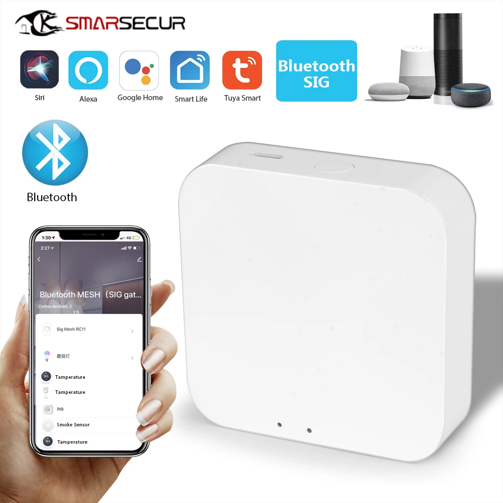 

Хаб Tuya Gateway для умного дома, устройство для управления умсветильник ением ZigBee, с добавлением приложения