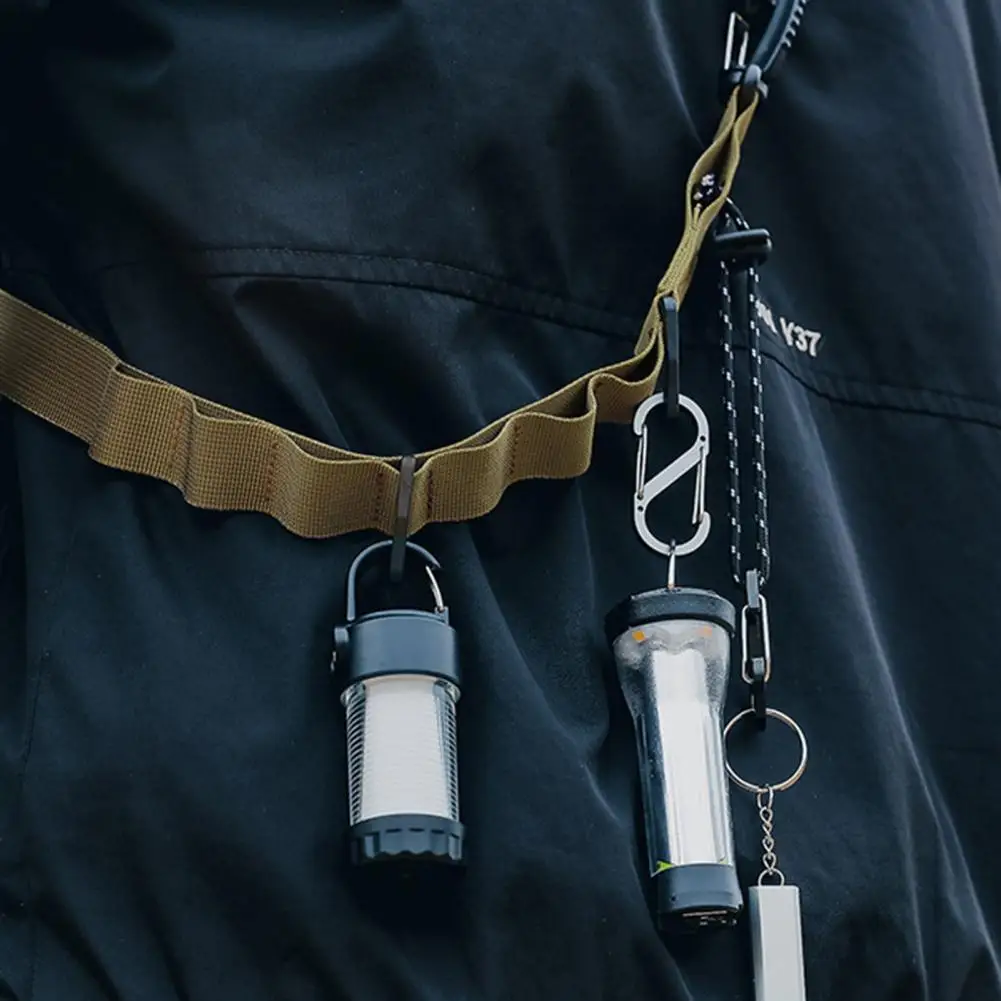 

Campsite Storage Strap Fine Workmanship Portable Sturdy Carabiner Camping Lanyard Camping Lanyard Camping Lanyard Hanger