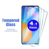 1-4Pcs 9H tempered glass screen protector for huawei p smart plus 2019 2020 S Z pro 2021 phone protective film Glass smartphone 1