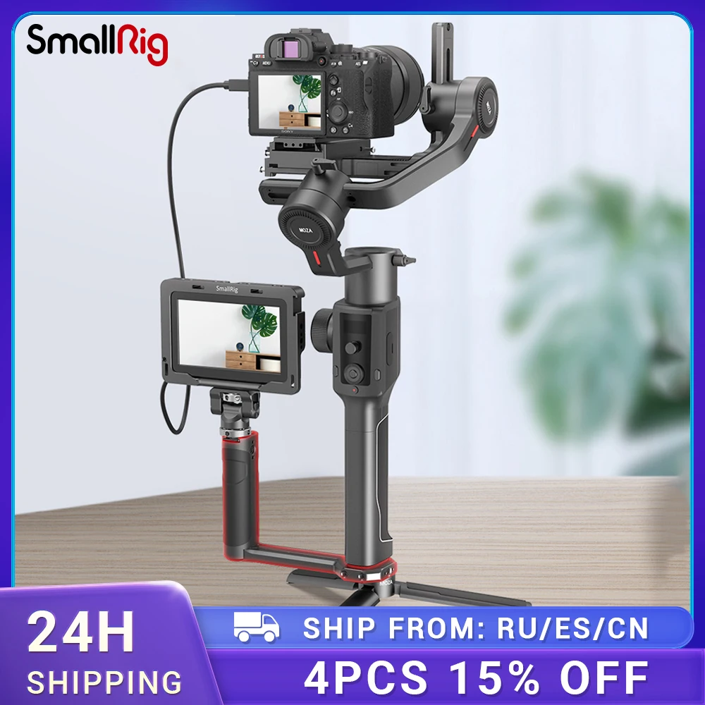 Боковая ручка SmallRig для DJI RS3/RS3 Pro/Ronin-S/ SC &amp Zhiyun Crane 2/V2 Moza Air 2/AirCorss 2 Gimbals боковая