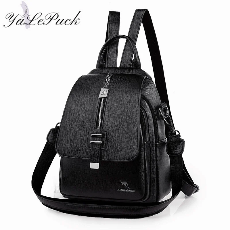 

Women Backpack Designer high quality Leather Women Bag Fashion School Bags Multifunction Large Capacity Travel Backpacks mochila