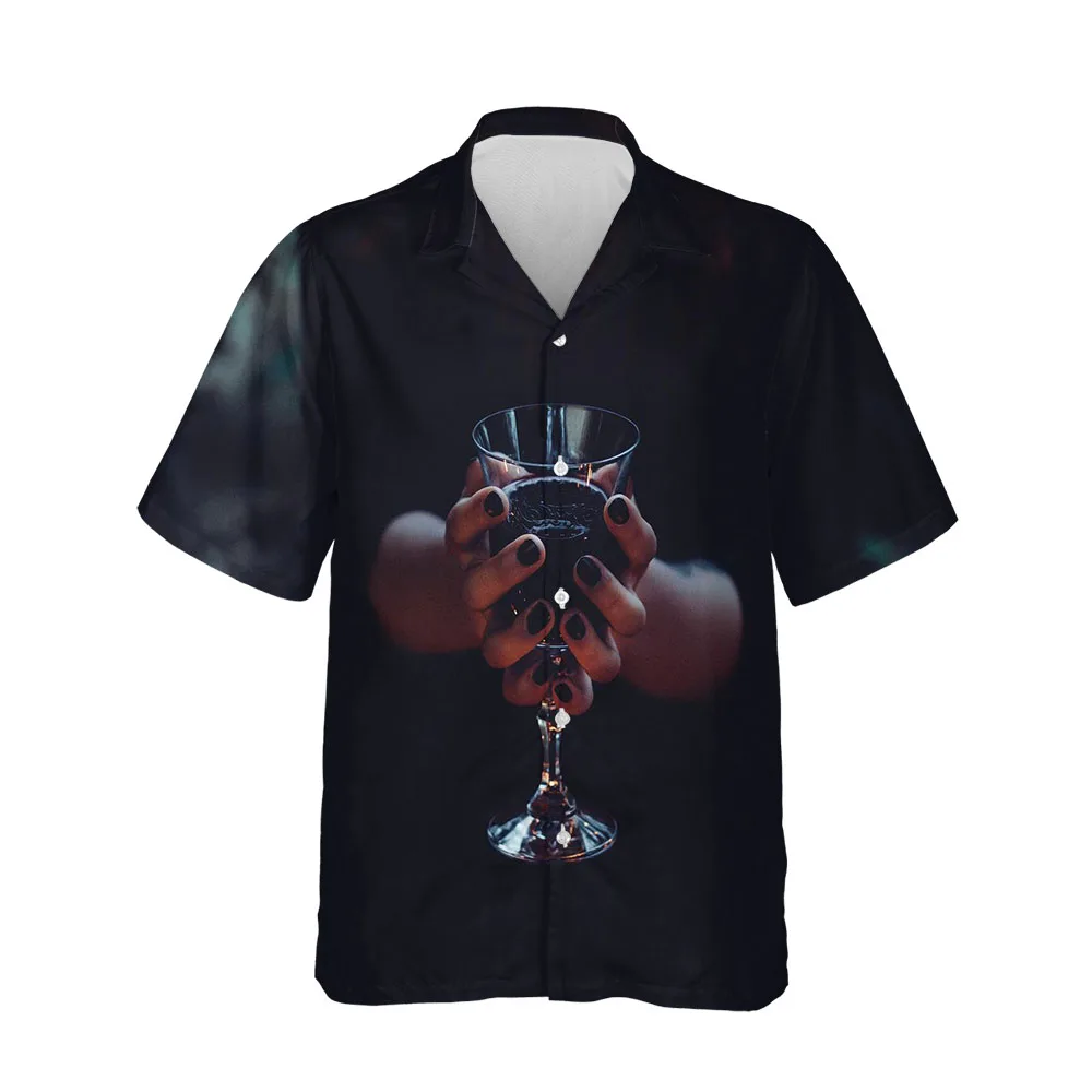 Jumeast 3D Dark Souls Halloween Horror Gift  Shirt Men Clothing Oversized Breathable Streetwear Blouses Casual Clothes For Men