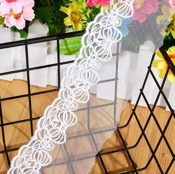 1 Флейта: 5 8 см сетка с бантом кружевные модные кружева вышивкой аксессуары для
