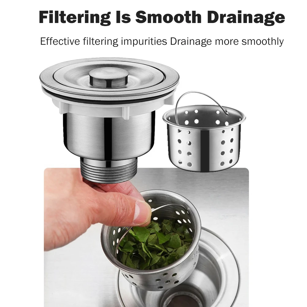 Фланцевый съемный фильтр для отходов со съемной крышкой