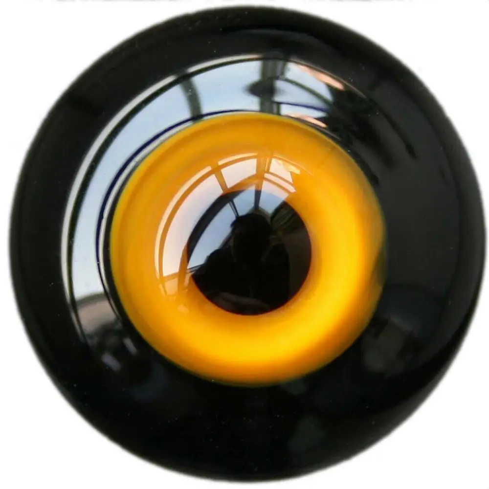 

[Wamami] 12 мм желтый и черный для шарнирных кукол AOD DOD, стеклянные глаза для кукол