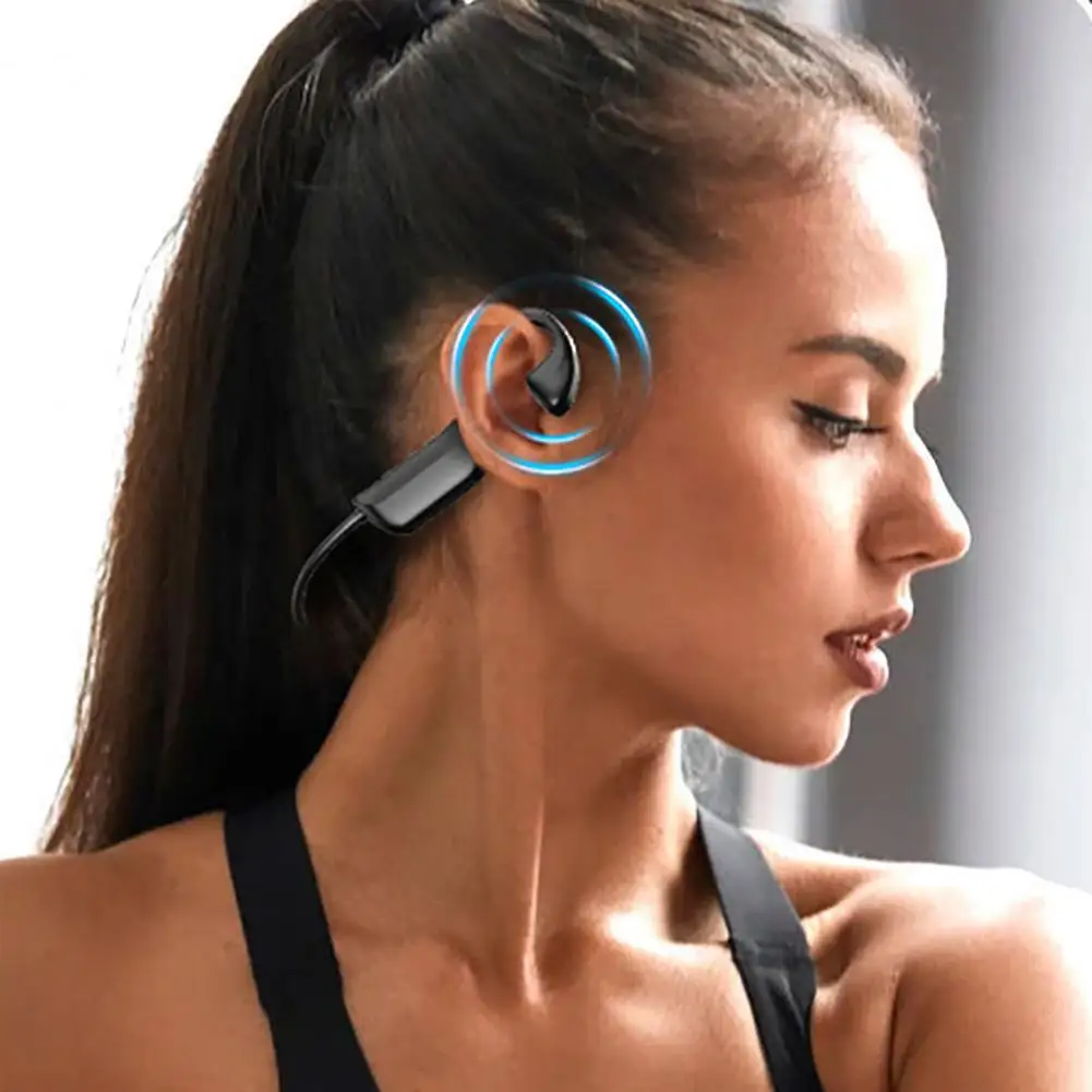 

Wireless Earphone Stereo Surround Effect Bass Ergonomic Bluetooth-compatible5.2 Bone Conduction Soprts Earbud Audio Accessories