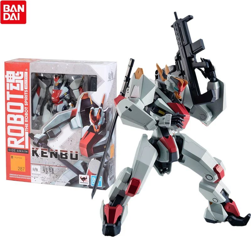 

Bandai Gundam Model Kit Anime Figure The Robot Spirits YM-02 AMAIM Kenbu Genuine Model Anime Action Figure Toys for Children