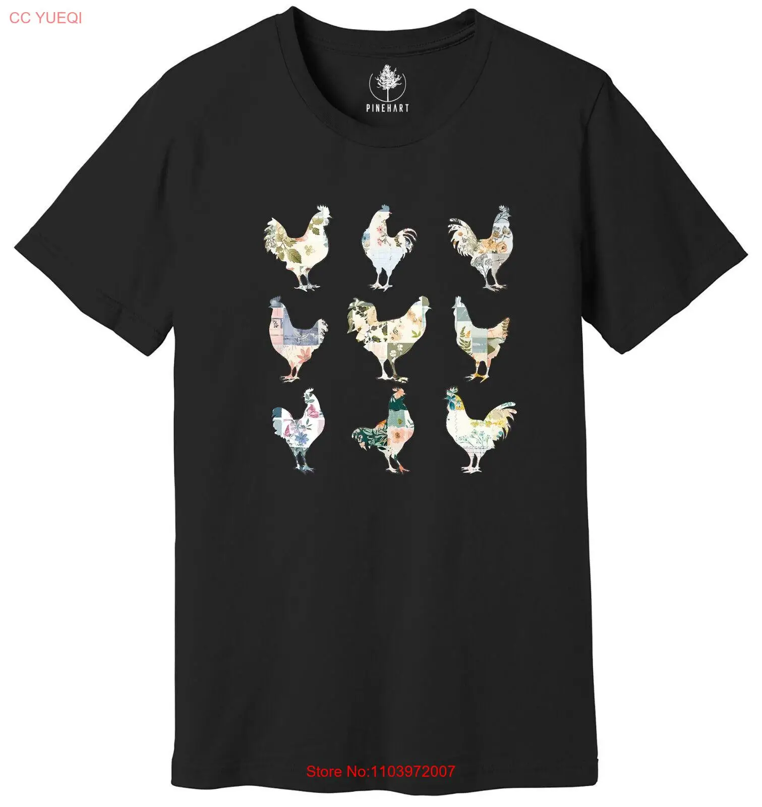 Футболка для цыплят в стиле бохо Ретро футболка с цветочным рисунком хлопковая