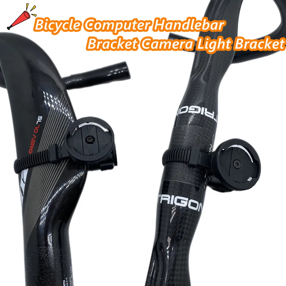 

Bicycle Computer Handlebar Bracket Camera Light Bracket Road Mountain Bike Shaped Handle Round Tube Holder For Garmin Magicshine