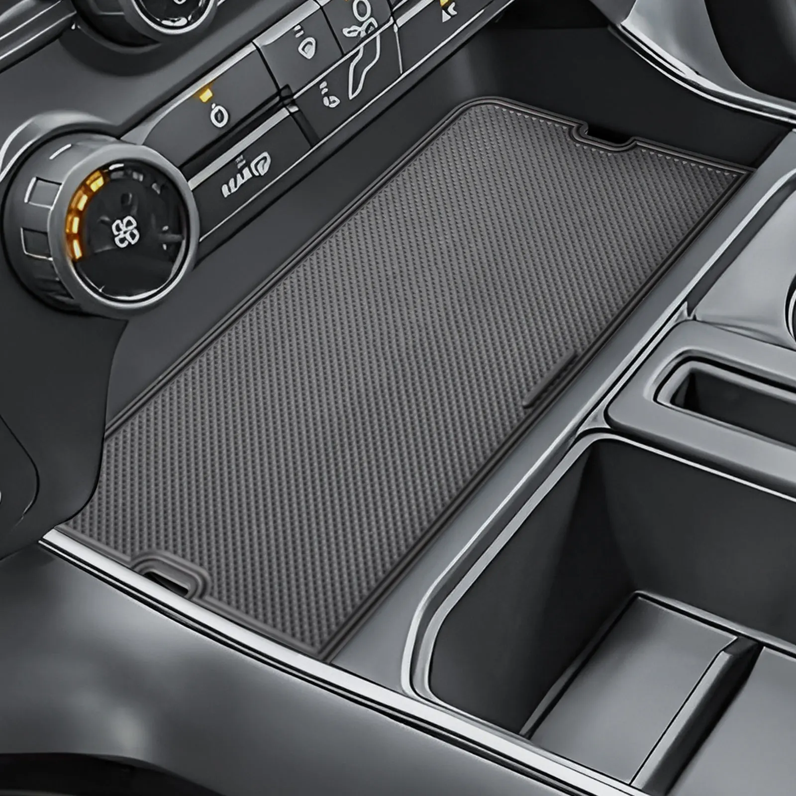 Фото Для Ford F150 2022-2025 скрытая панель секретная карманная крышка центральная консоль секретный отсек крышка внутренний лоток для хранения аксессуары №3