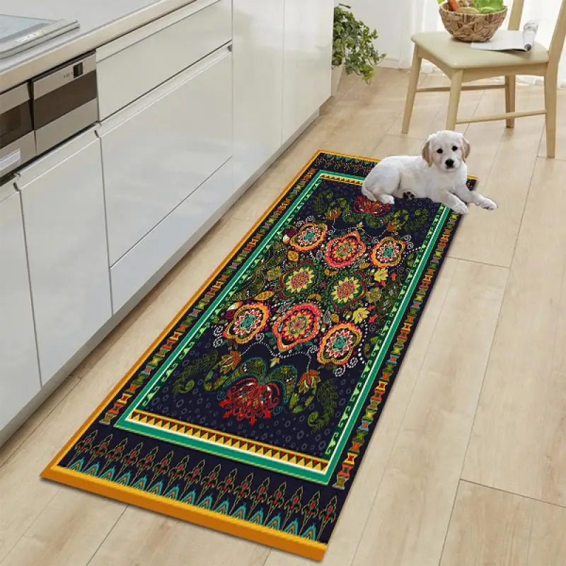 

Bathroom Mats Hallway Ottoman Prayer Mat Doormat Entrance House Non-Slip Mat Islam Rug Washable Kitchen Rug Bath Mats Doormats