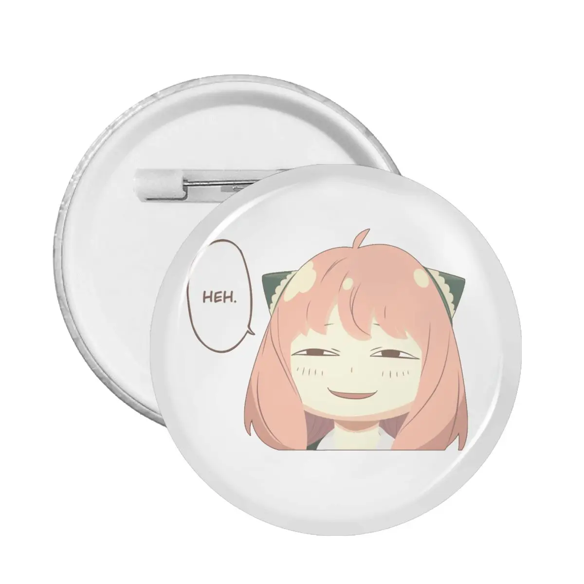 

Anya's Smug Face Spy X Family Badge Cosplay Cute Anime Manga Lapel Soft Button Pin Anime Badges for Clothing Brooch Pin