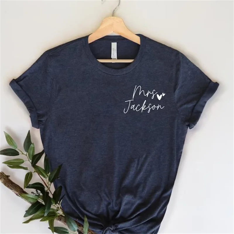 Индивидуальный подарок для невесты свадебный женский индивидуальный Футболка