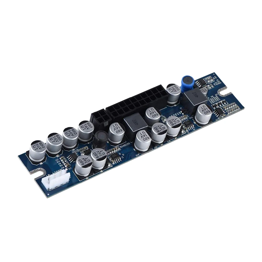 

Power Supply Module DC 12V Input 300W Computer Power Supply Board with 24Pin Connect Cable for Mini Computer POS