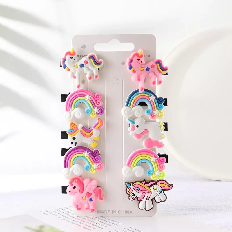 

Набор заколок для волос, милая повязка для волос для девочек, аксессуары для волос с бантом, цветочные шпильки для волос, мультяшная повязка ...