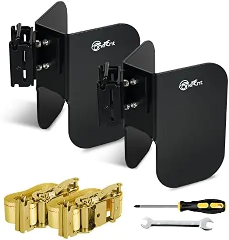 

E-Track Wheel Chock & Strap Kit |E track motorcycle wheel chocks for for E-Track/X-Track System|E-Track Accessories for Enc