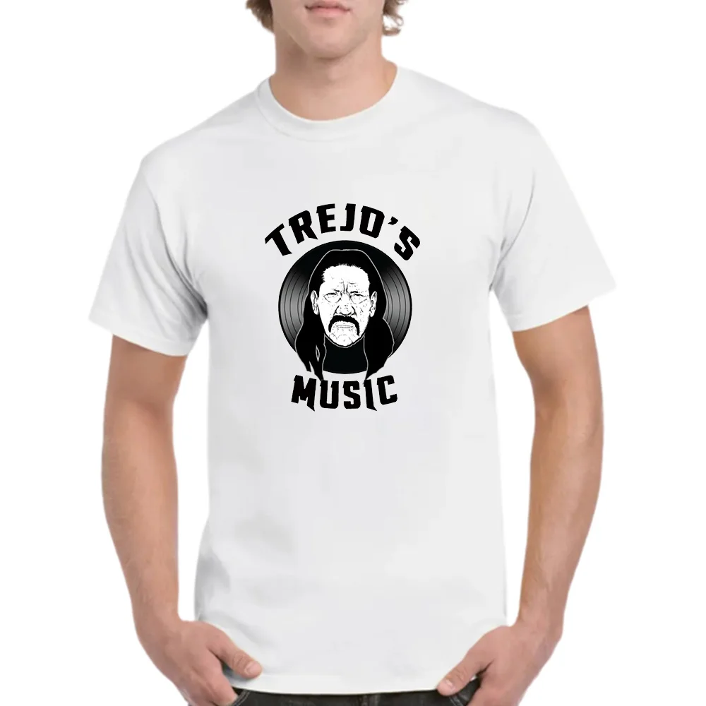 

Футболка мужская с круглым вырезом, коротким рукавом и принтом Дэнни trejo2D