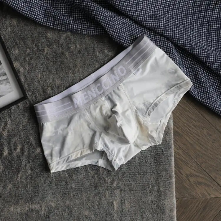 

2022 New Men's Underwear Printing Fashion High-Quality Cotton Iced Silk Comfortable Breathable Male Underpants Boxers Shorts