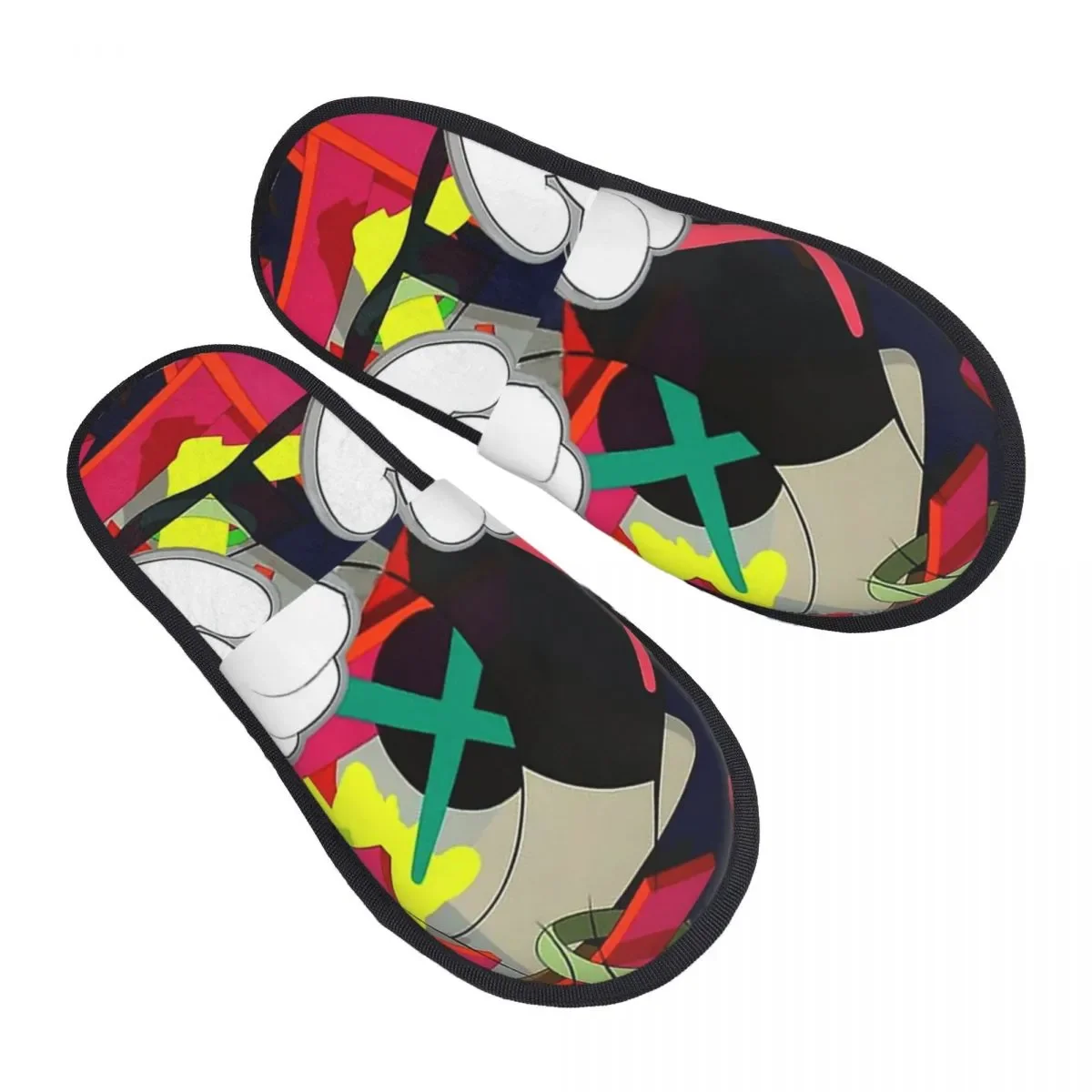 

Женские красивые красочные домашние тапочки с принтом на заказ, удобные теплые пушистые тапочки из пены с эффектом памяти, обувь для дома и улицы