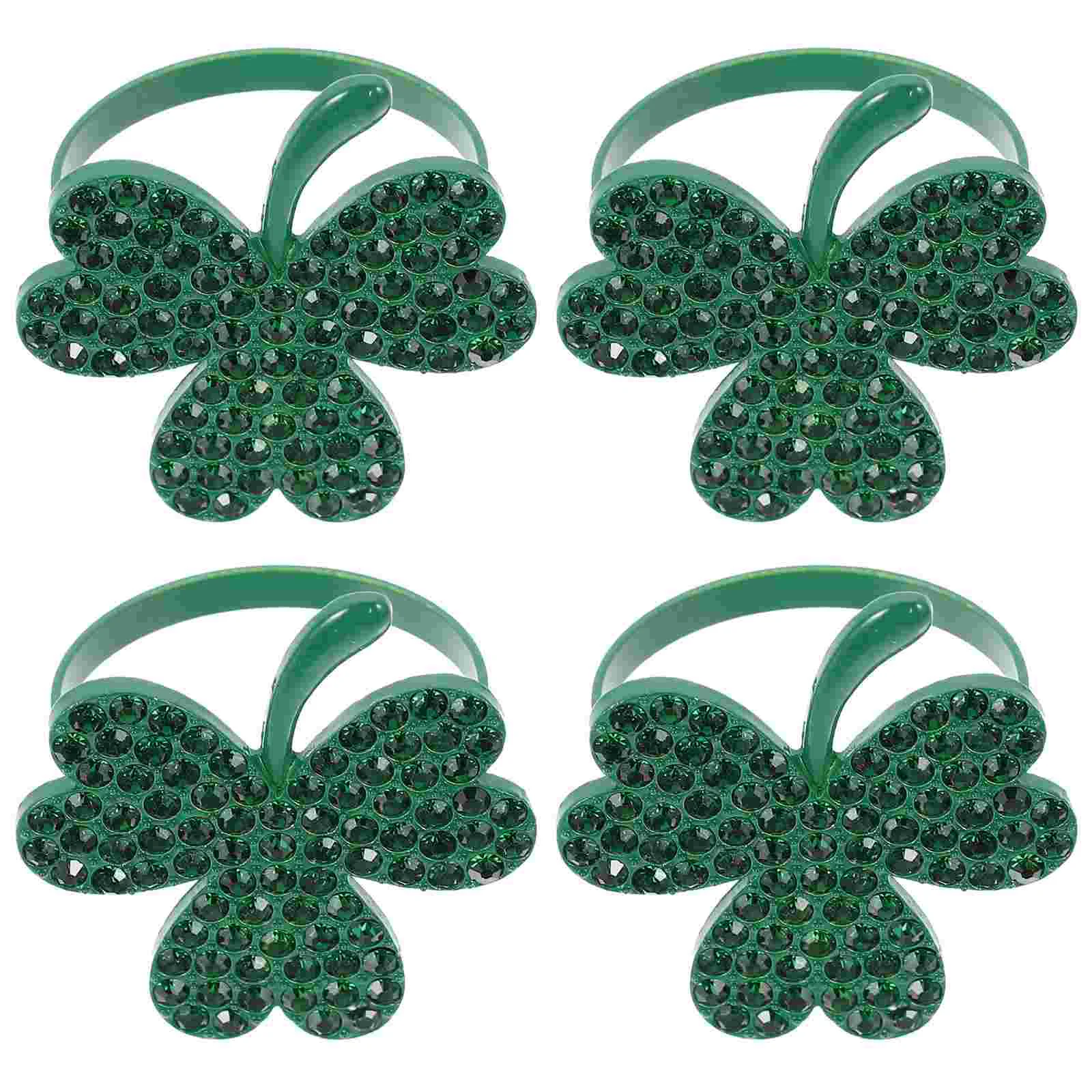 

4Pcs Napkin Rings Napkin Buckles Napkin Clips Napkin Decors for Home Decor