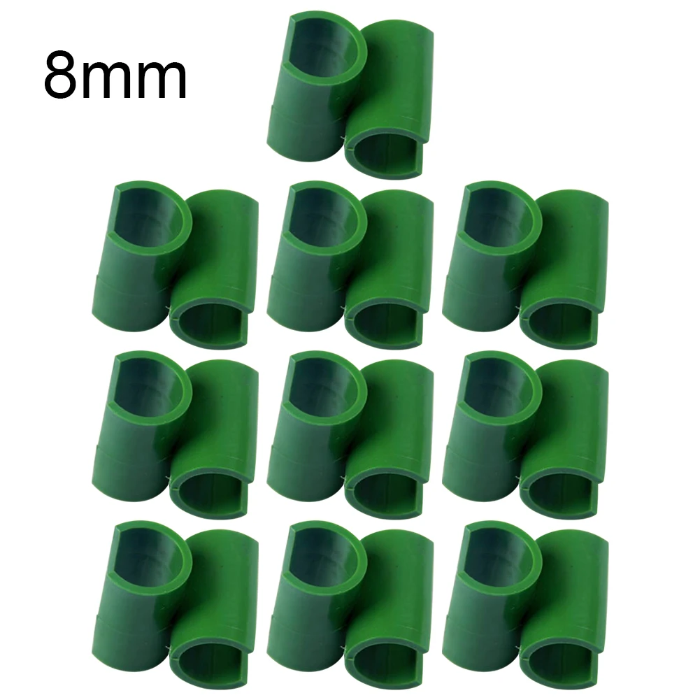 

10pcs Trellis Cross Buckle Greenhouse Orchard Framework Clip Garden Plant Connector Fixed Durable For Stakes Flower Rattan