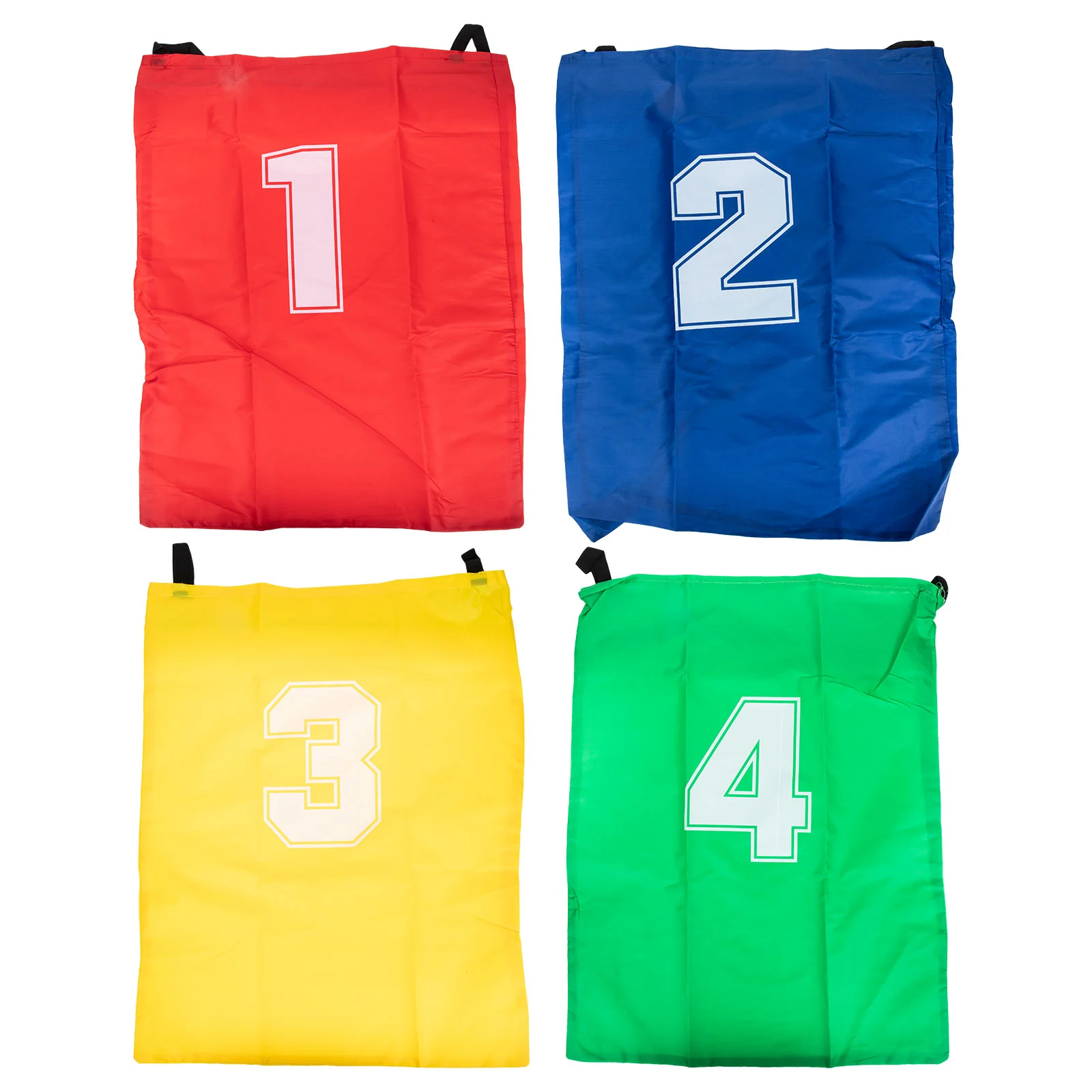 

4 Pcs Jumping Bag Interactive Game Prop Outdoor Party Sack Race Props Carnival Toy Canvas Sensory Training Child