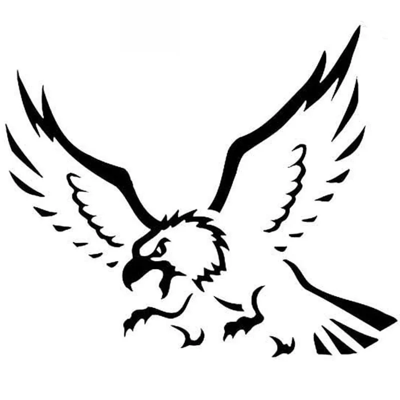 

Eagle Bird In Love Domineering Sticker High Quality Car Decoration Personality Pvc Waterproof Decal Black/white, 20cm*17cm