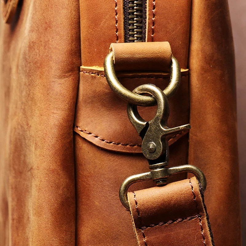 SPIDOR 2023 New Men's Briefcase, Genuine Leather, Men's Laptop Bag, Men's Handbag, Business Office Bag, Handbag, Document Bag