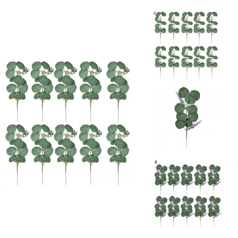 

Красивые цветные декоративные искусственные листья эвкалипта, стебли, товары Вечерние