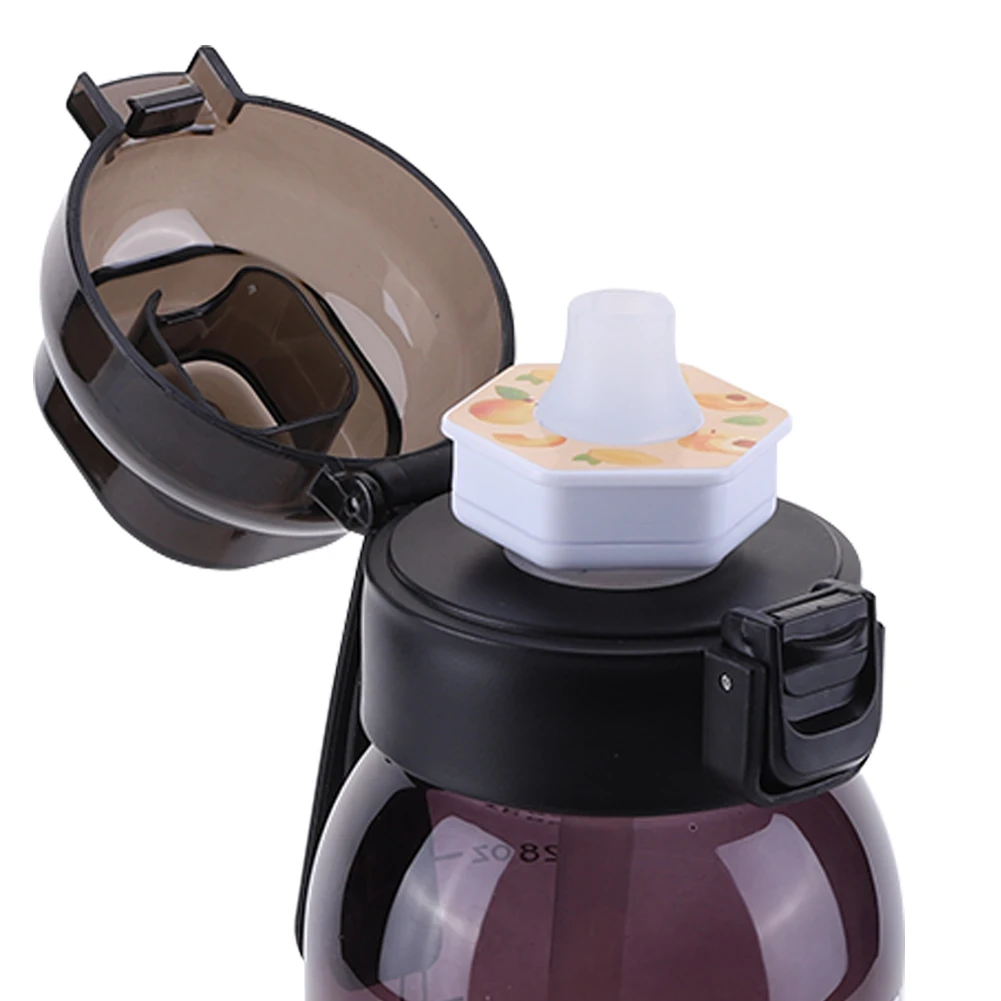 Ароматизированная Бутылка Для Воды На 1000 Мл С Соломинкой