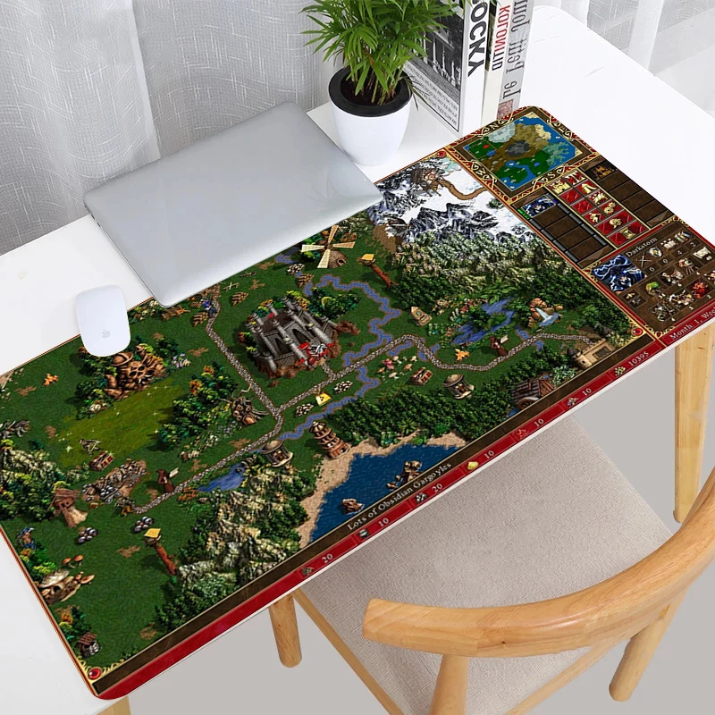 

Heroes of Might and Magic 3 Mats Pc Gamer Computer Accessories Mouse Carpet Gaming Laptop Keyboard Pad Desk Mat Large Mause Pads