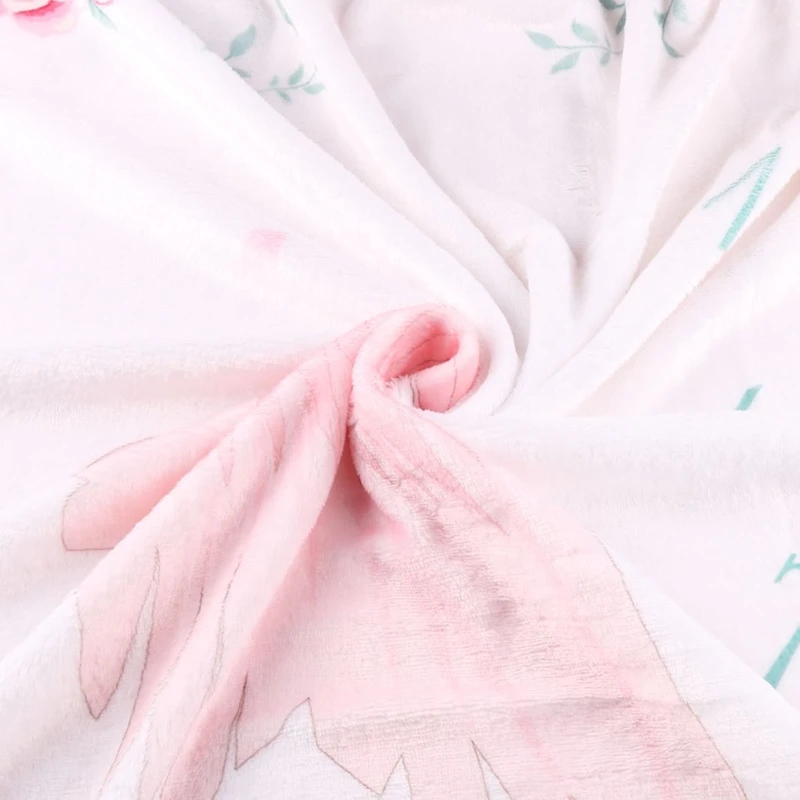 

Baby Month Milestone Blanket Monthly Record Growth Blanket Newborn Swaddle Wrap