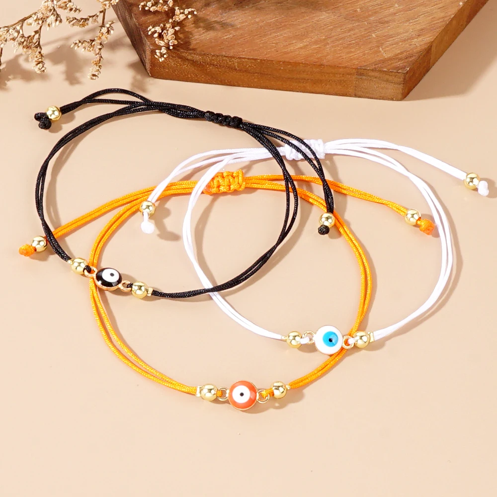 Ювелирные браслеты в богемном стиле набор из 3 штук для женщин медный сплав с