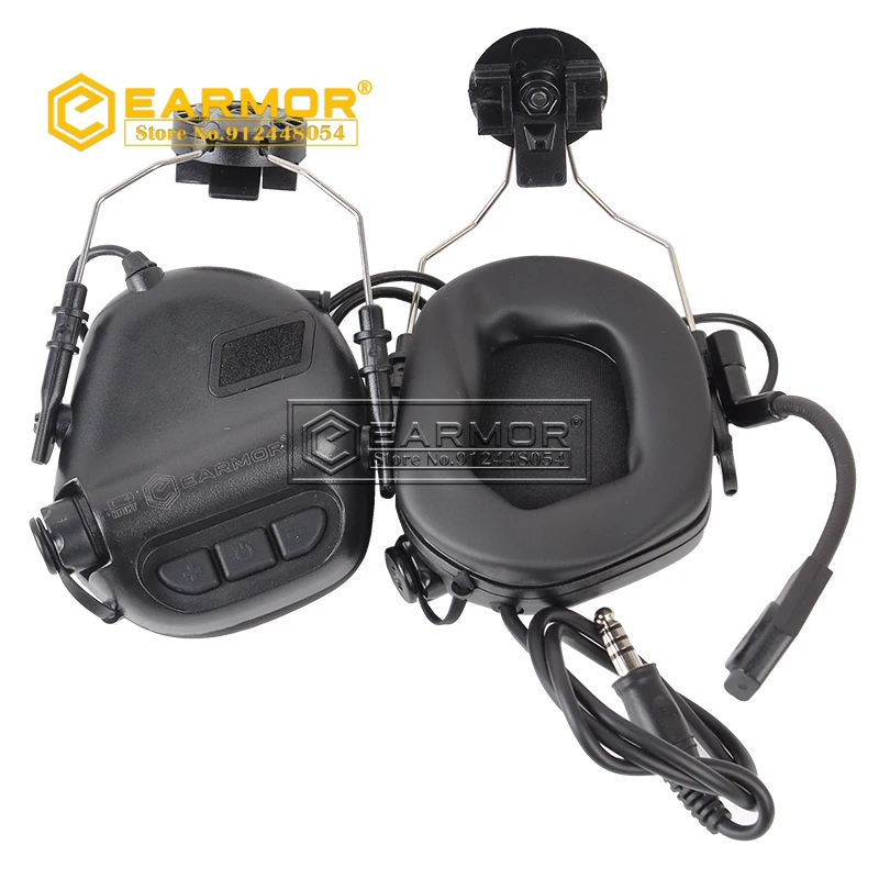 Тактическая гарнитура EARMOR M32H MOD4 RAC набор адаптеров для направляющих с