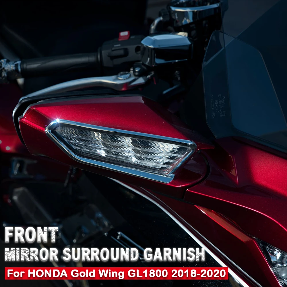 

Для переднего зеркала заднего вида HONDA GoldWing 1800 GL1800 GL 1800 2018 2019 2020, украшение для зеркала заднего вида в стиле ретро