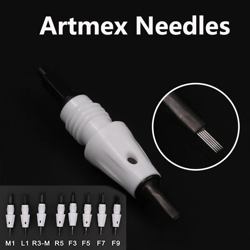 

Tattoo Needle Cartridges for Permanent Makeup Tattoo Machine Artmex V6,V8,V9,V11 models L1,M1,R3,R5,F7 PMU;MTS Tattoo Needles
