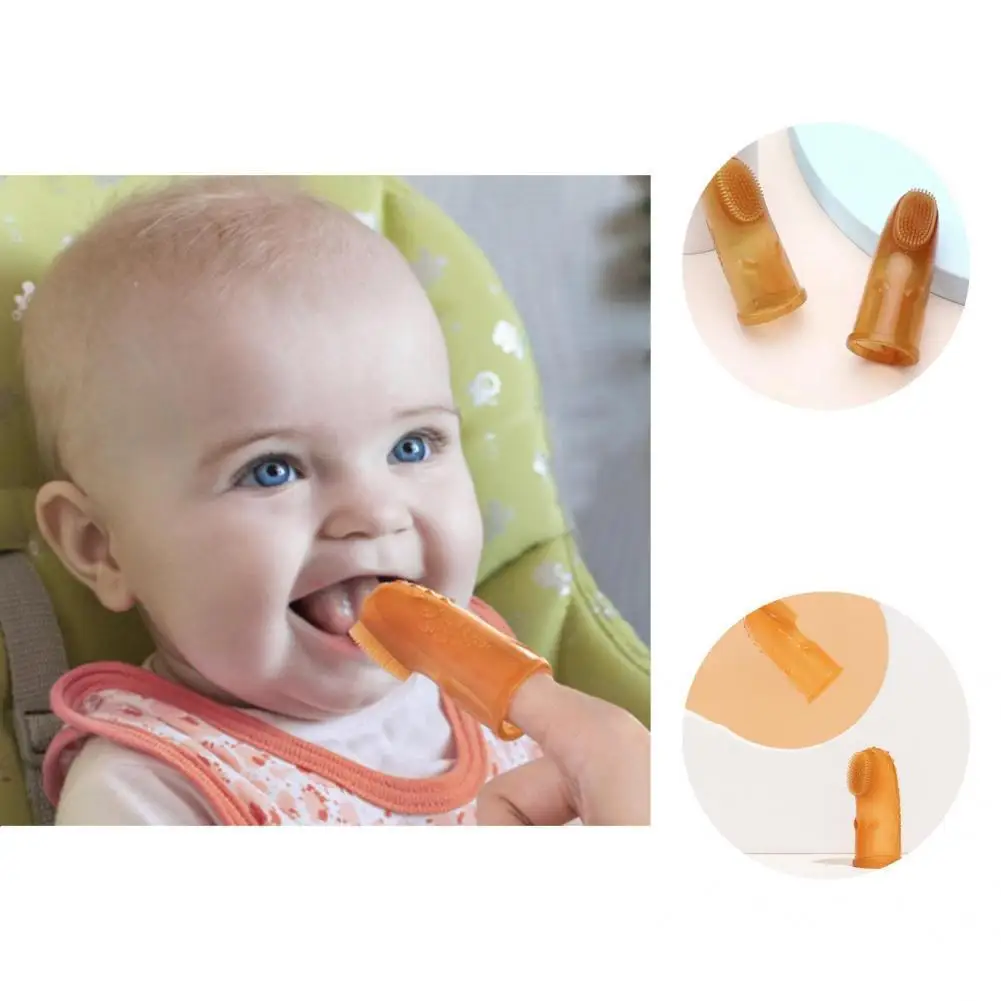 

Oral Care Cute Finger Toothbrush Children Teeth Cleaning Brush for Toilet