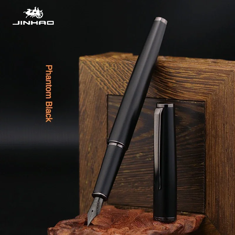 

JINHAO 95 серия перьевая ручка металлическая иридистое золото