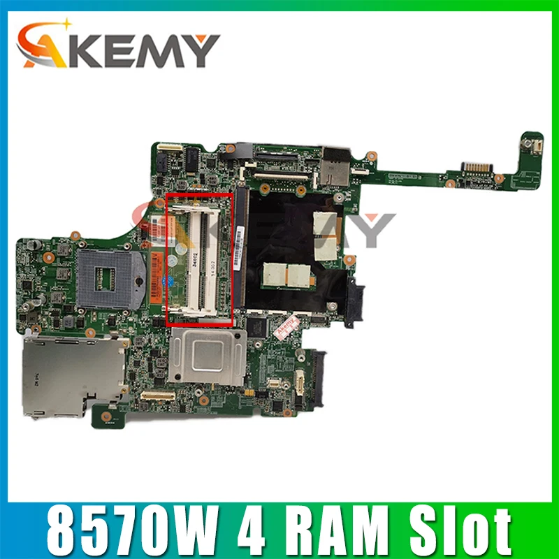 

Материнская плата для ноутбука HP Elitebook 8570 Вт, 4 ядра SLJ8A, материнская плата 690643-501 695956-001 010176600 DDR3