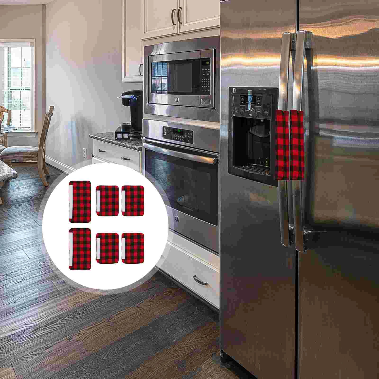 

6 Pcs Useful Oven Decor Door Fridge Knob Cover Protector for Decor Oven Handles Door Handles
