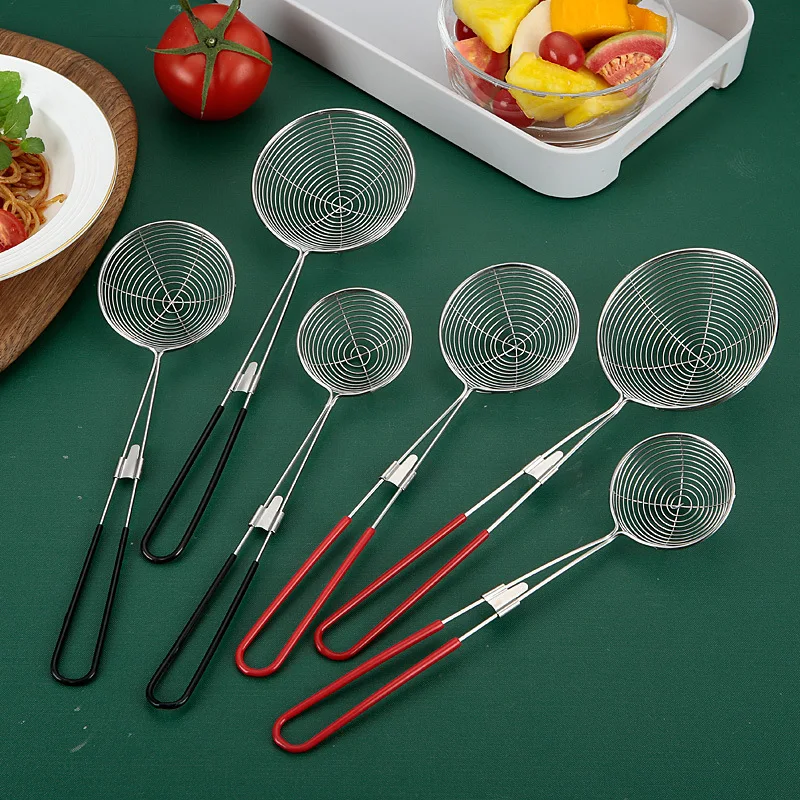 

Stainless Steel Colander Sieve Wire Skimmer Spoon with Handle for Hot Pot Eating For Hot Pot Eating Soup Draining